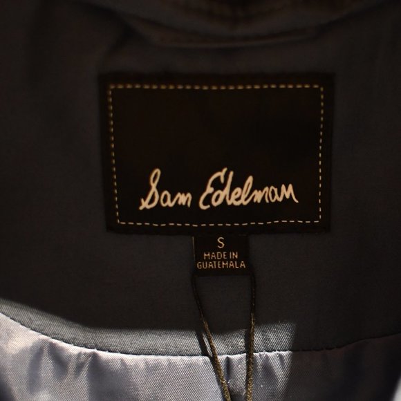 Limited time offer - NWT Sam Edelman Trench in Soft Dusty Blue - Picture 5 of 15